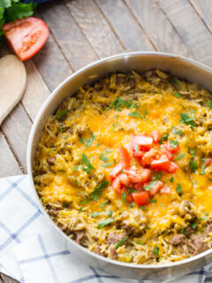 Easy Cheeseburger Skillet Picture