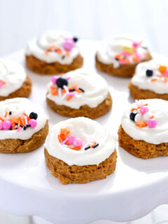 Gluten Free Pumpkin Cookies with Cream Cheese Frosting Image