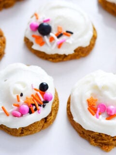 Gluten Free Pumpkin Cookies with Cream Cheese Frosting Photo