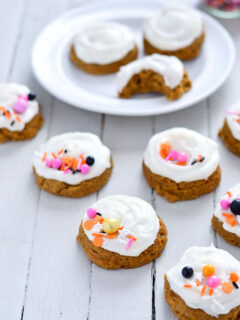 Gluten Free Pumpkin Cookies with Cream Cheese Frosting Pic
