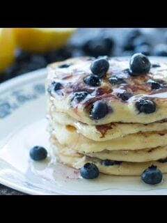 How to Make Ricotta Blueberry Pancakes