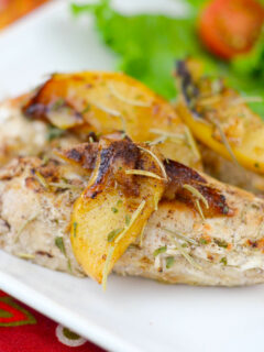 Pan-Seared Apple Chicken Photo