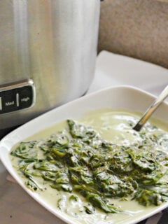 Slow Cooker Creamed Spinach Pic