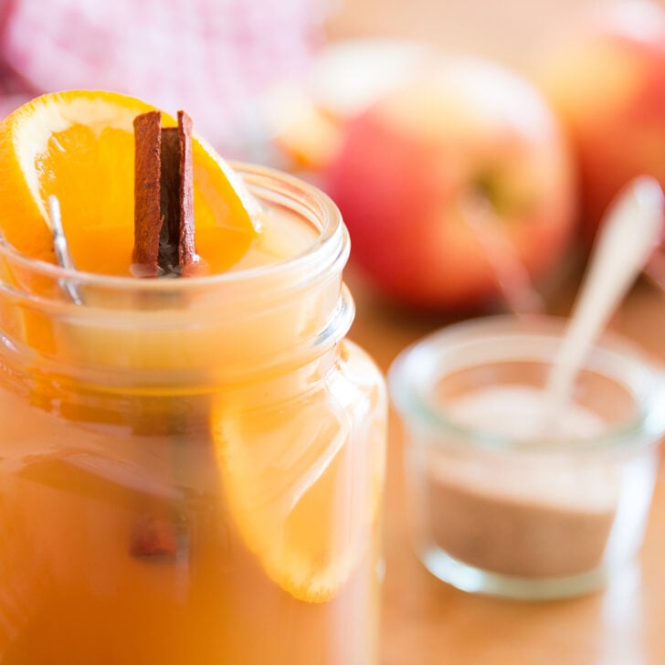 Slow Cooker Spiced Apple Cider with Orange Photo