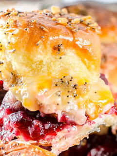 Turkey Sliders with Cranberry Sriracha Sauce Image