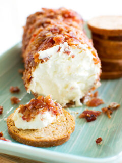Bacon Goat Cheese Log Photo