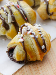 Chocolate Peppermint Croissants Photo