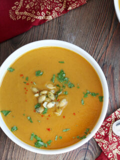 Curried Butternut Squash and Apple Soup Image