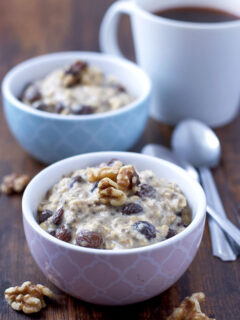 Gluten Free Oatmeal Raisin Overnight Oats Image