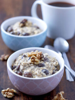 Gluten Free Oatmeal Raisin Overnight Oats Picture