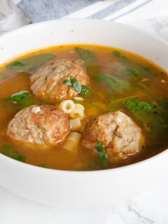 Italian Meatball Soup Photo