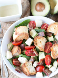 Avocado Caprese Panzanella Salad Image