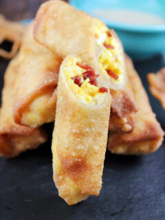 Bacon Egg and Cheese Egg Rolls Image