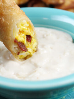 Bacon Egg and Cheese Egg Rolls Pic