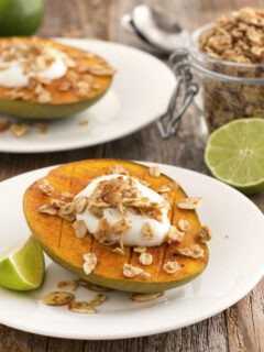 Broiled Mango with Greek Yogurt Image