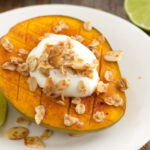 Broiled Mango with Greek Yogurt Photo