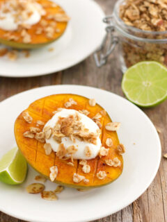Broiled Mango with Greek Yogurt Pic