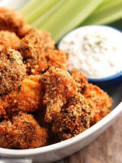 Buffalo Broccoli and Cauliflower Bites Image