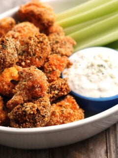 Buffalo Broccoli and Cauliflower Bites Photo