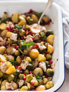 Chicken, Potato and Brussels Sprout Sheet Pan Dinner Picture