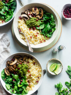 Detox Cauliflower Mushroom Bowls Image