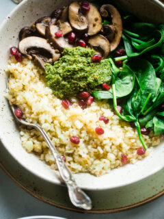 Detox Cauliflower Mushroom Bowls Picture