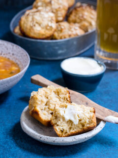 Honey Wheat Hard Cider Beer Bread Muffins Pic