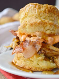 Pulled Pork Breakfast Biscuits Image
