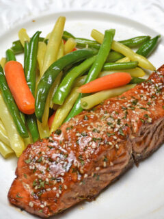 Roasted Teriyaki Salmon Image