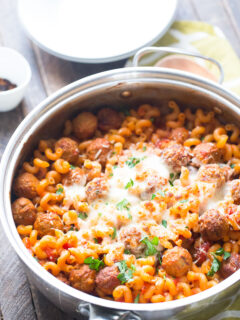 Skillet Meatball Lasagna Image