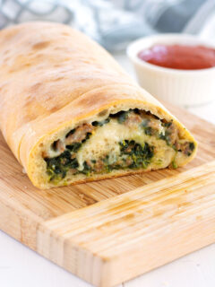 Stuffed Spinach Bread Pic