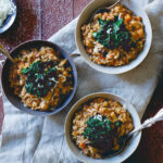 Tuscan White Bean Farro Risotto Photo