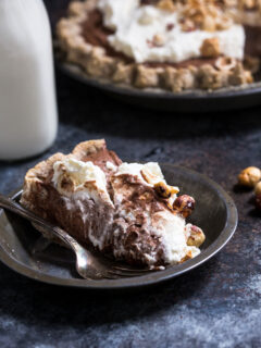 Boozy Chocolate Hazelnut Cream Pie Image