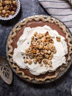Boozy Chocolate Hazelnut Cream Pie Picture