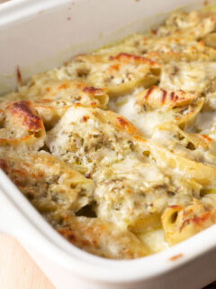 Chicken Avocado Pesto Stuffed Shells Pic