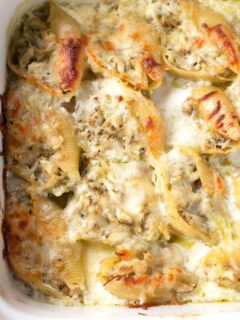 Chicken Avocado Pesto Stuffed Shells Picture