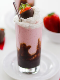 Chocolate Strawberry Milkshakes Image