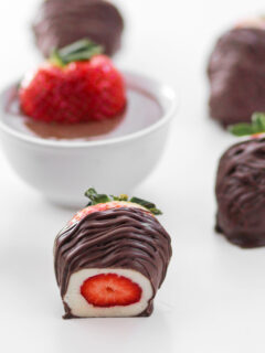 Homemade Strawberry Cordials Image