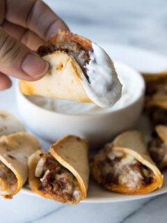 Mini Beef and Cheese Tacos Picture