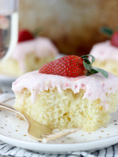 Strawberry Champagne Cake Image