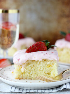 Strawberry Champagne Cake Picture