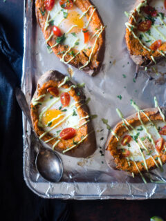 Whole 30 Mexican Egg Baked Sweet Potatoes Pic