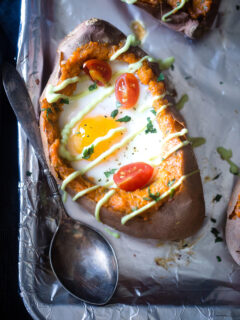 Whole 30 Mexican Egg Baked Sweet Potatoes Picture
