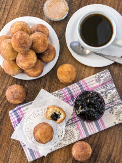Blueberry Jelly Donut Holes Picture