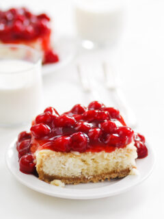 Cherry Cheesecake Poke Cake Image
