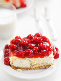 Cherry Cheesecake Poke Cake Pic