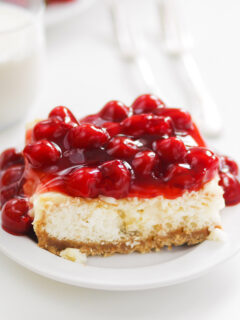 Cherry Cheesecake Poke Cake Picture
