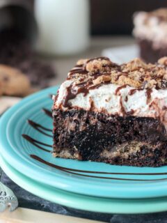Chocolate Chip Cookie Poke Cake Picture