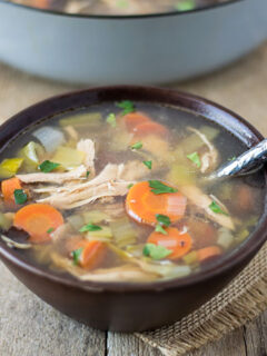 Cock-A-Leekie Soup Image