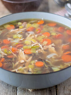Cock-A-Leekie Soup Photo